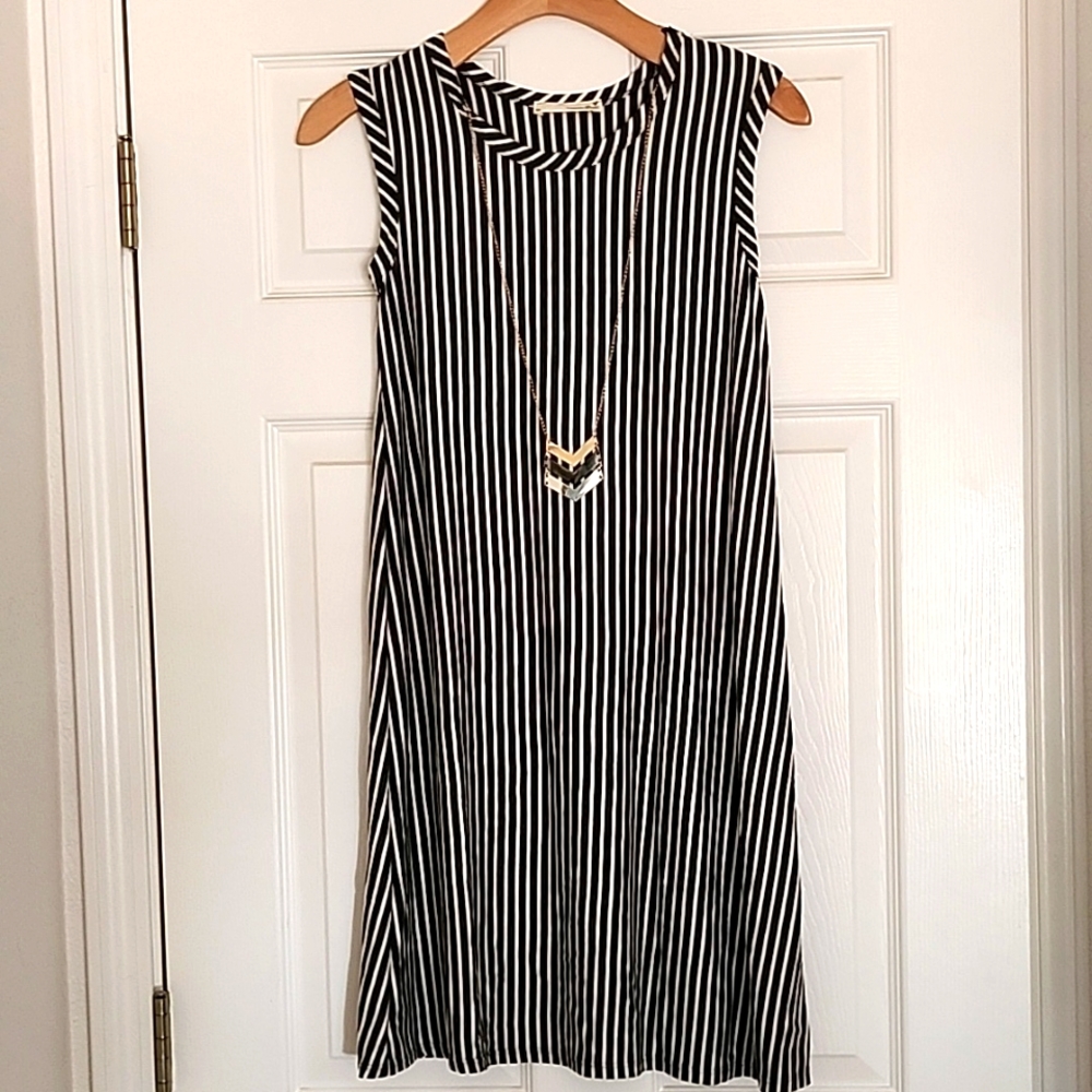 Striped Tank Top Dress